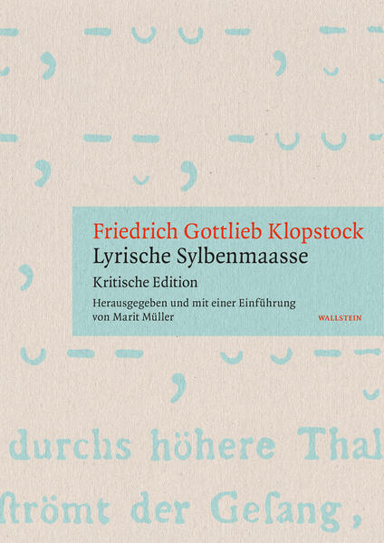 Produktbild: 'Lyrische Sylbenmaasse' | Friedrich Gottlieb Klopstock