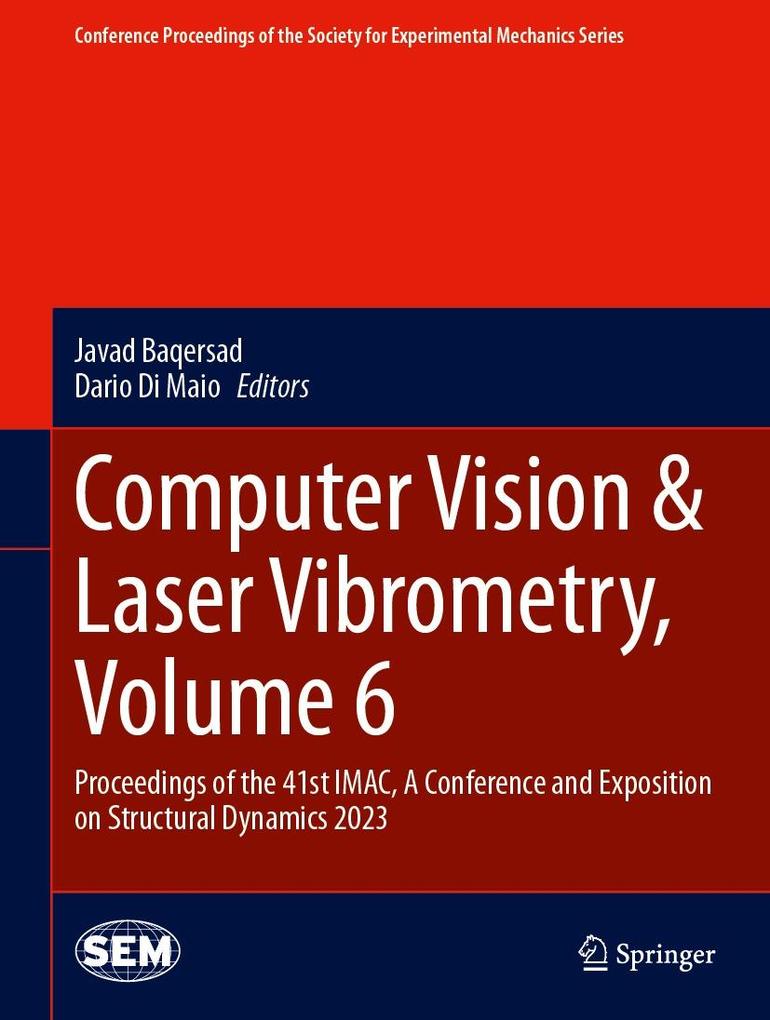 Produktbild: Computer Vision & Laser Vibrometry, Volume 6