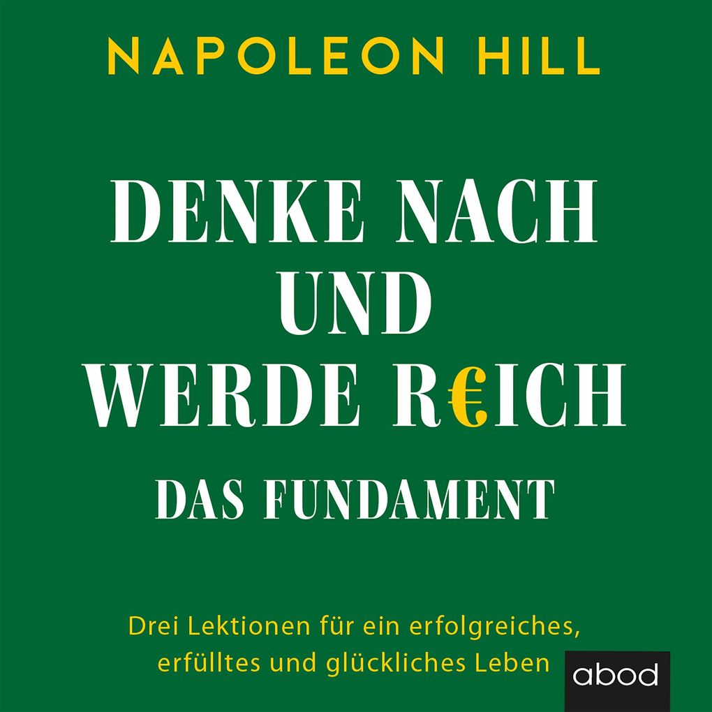 Produktbild: Denke nach und werde reich | Napoleon Hill
