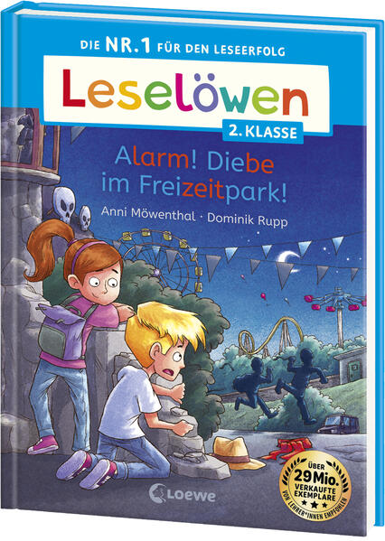 Produktbild: Leselöwen 2. Klasse - Alarm! Diebe im Freizeitpark! | Anni Möwenthal
