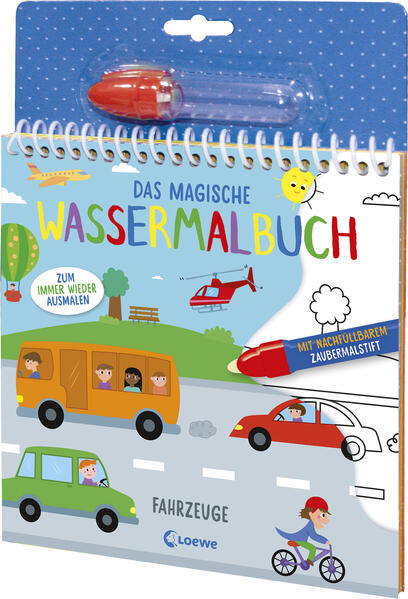 Produktbild: Das magische Wassermalbuch - Fahrzeuge