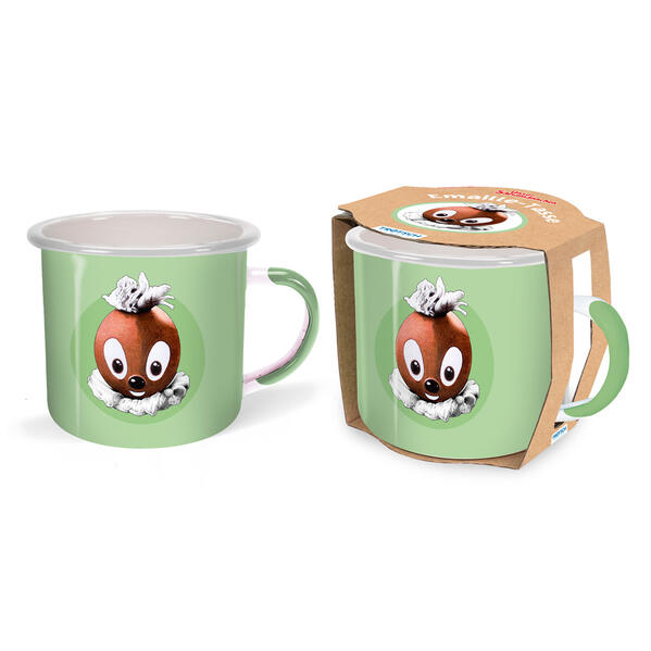 Produktbild: Trötsch Unser Sandmännchen Emailletasse Pittiplatsch