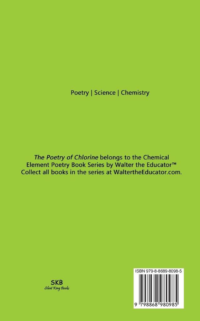 Weitere Ansicht: The Poetry of Chlorine | Walter the Educator