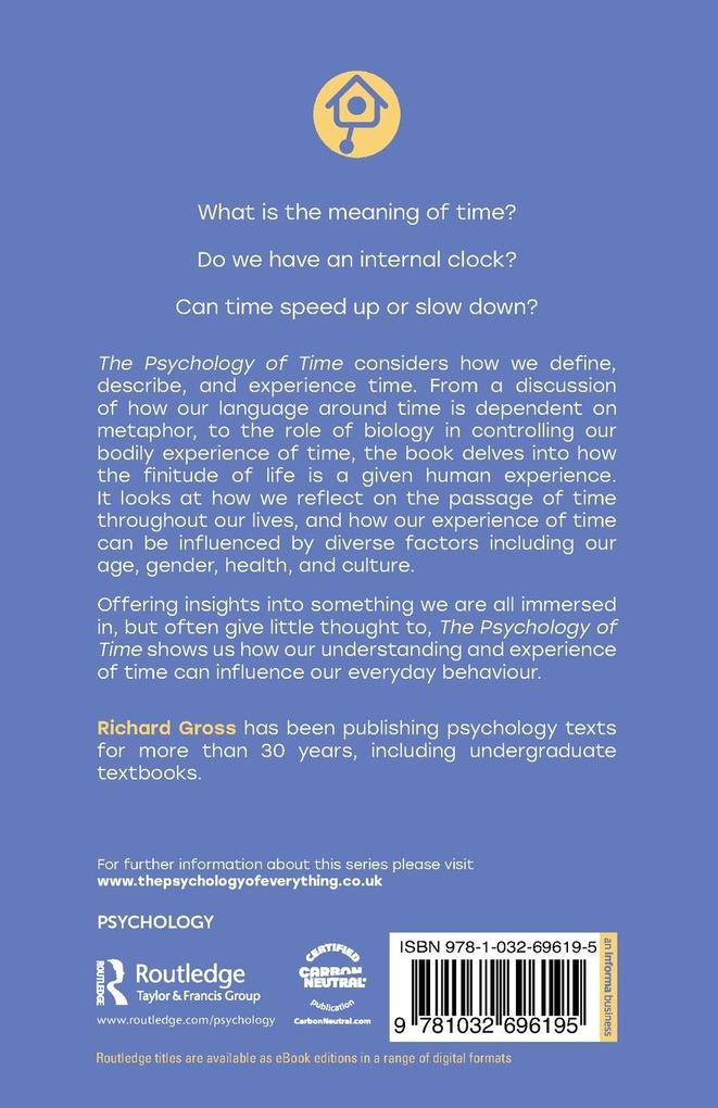 Weitere Ansicht: The Psychology of Time | Richard Gross