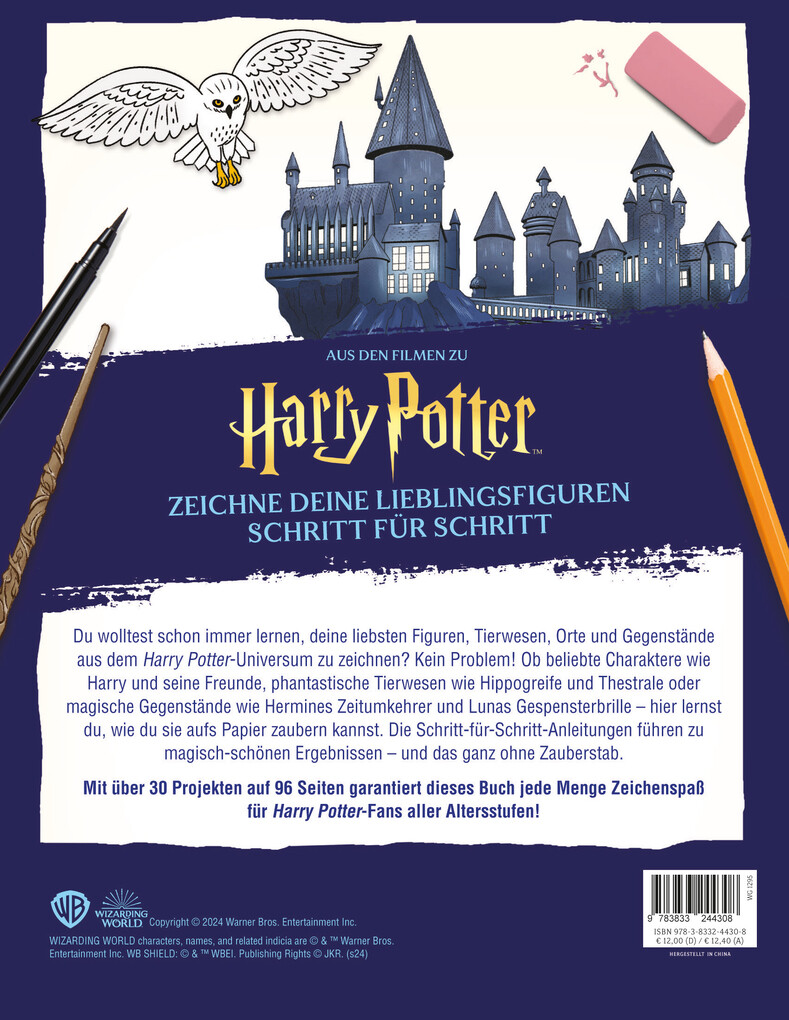 Weitere Ansicht: Aus den Filmen zu Harry Potter: Zeichne deine Lieblingsfiguren Schritt für Schritt | Isa Gouache, Violet Tobacco
