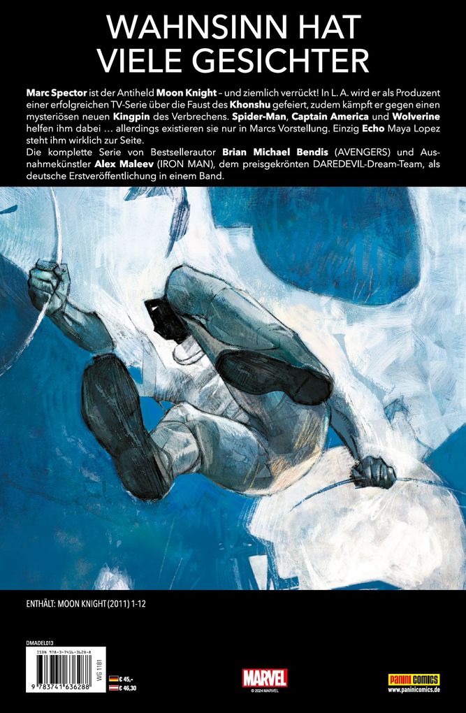 Weitere Ansicht: Moon Knight Collection von Brian Michael Bendis: Vollmond über Los Angeles | Brian Michael Bendis, Alex Maleev