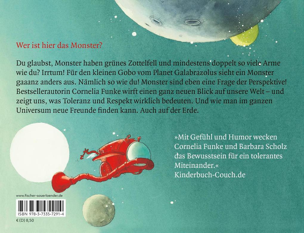 Weitere Ansicht: Das Monster vom blauen Planeten | Cornelia Funke