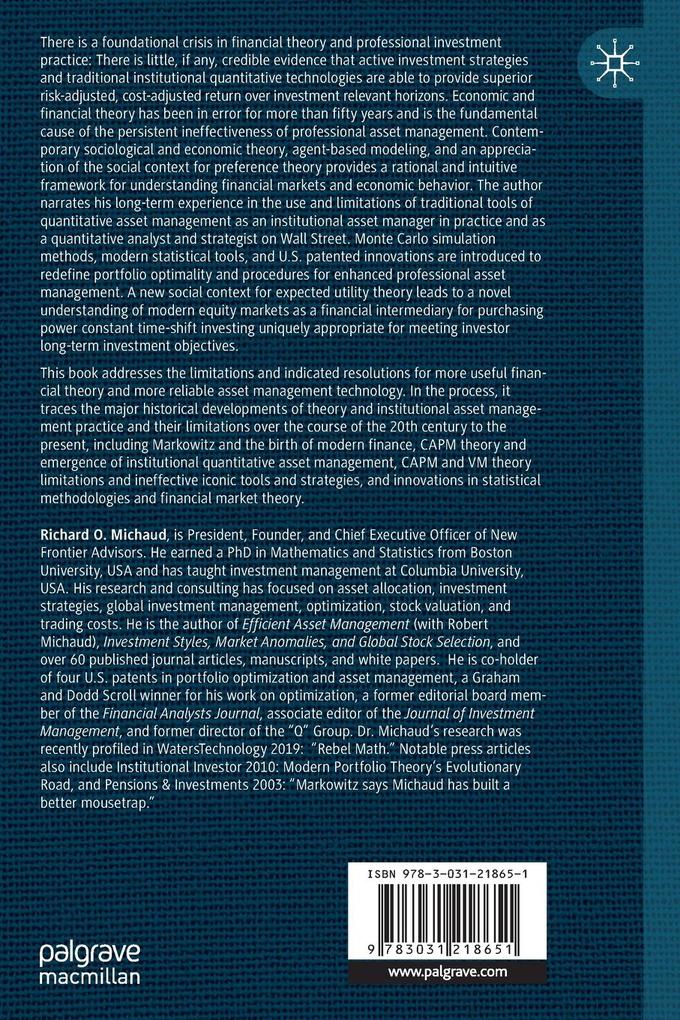 Weitere Ansicht: Finance's Wrong Turns | Richard O. Michaud