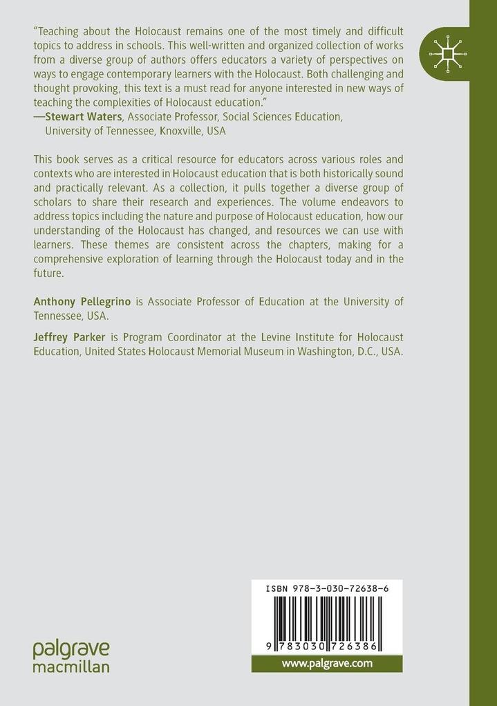 Weitere Ansicht: Teaching and Learning Through the Holocaust