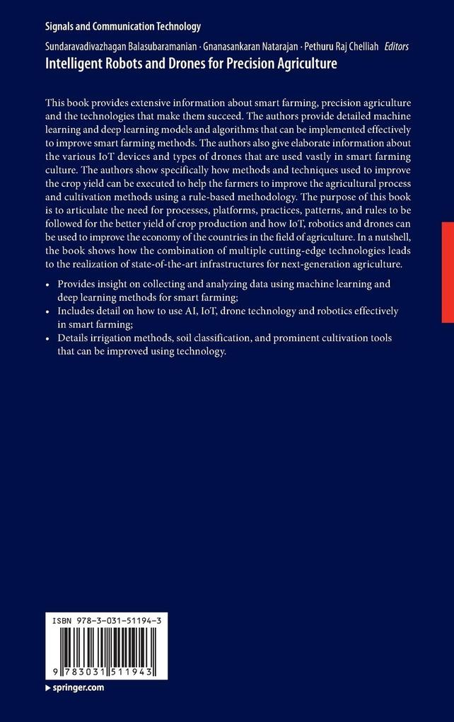 Weitere Ansicht: Intelligent Robots and Drones for Precision Agriculture