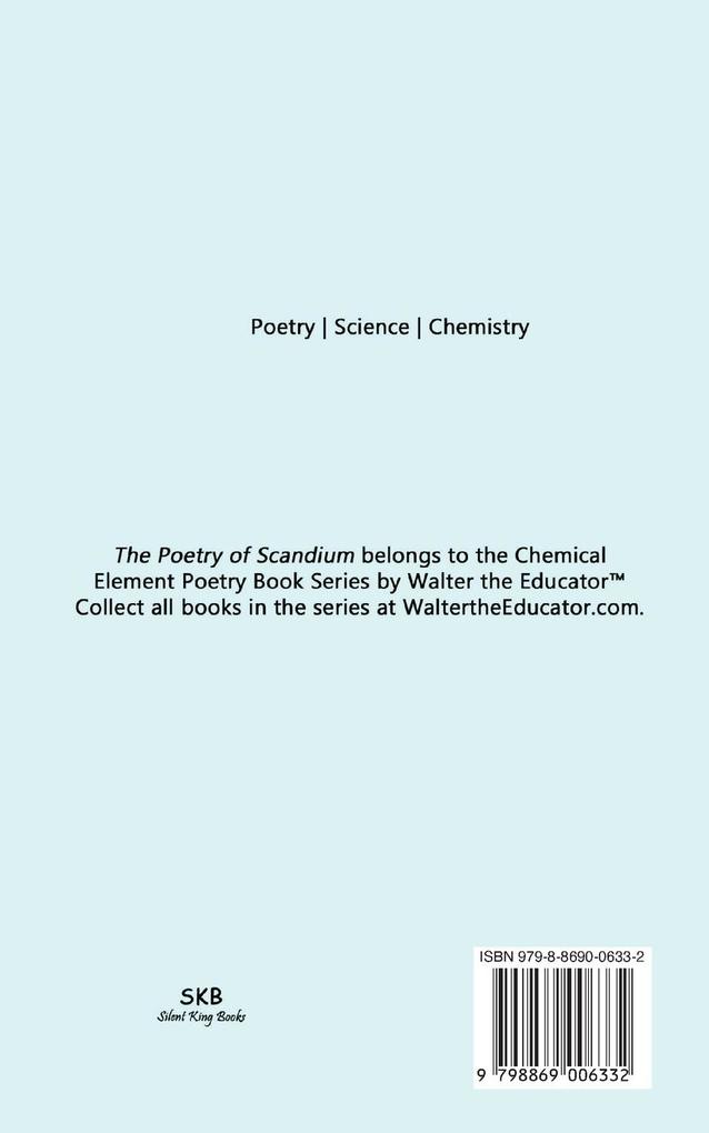 Weitere Ansicht: The Poetry of Scandium | Walter the Educator
