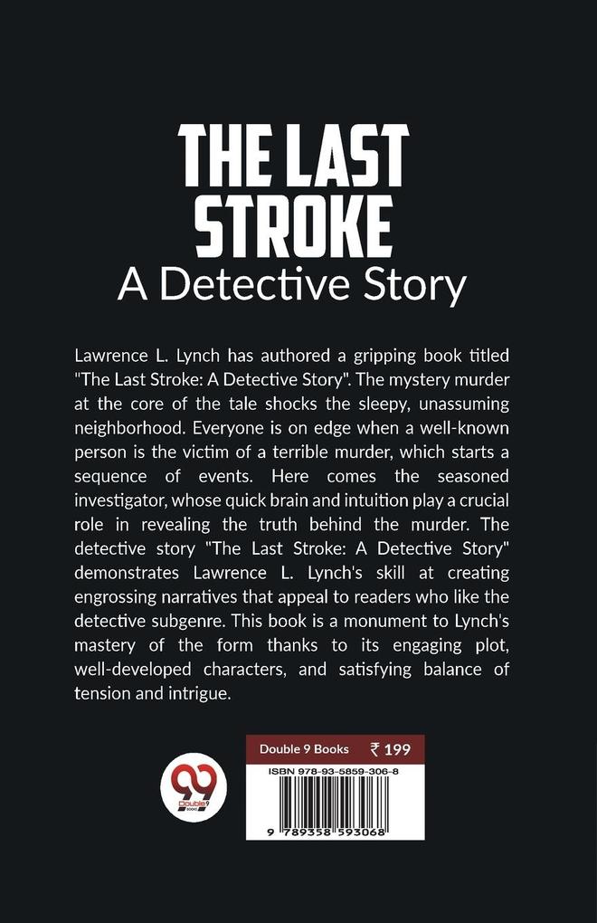 Weitere Ansicht: The Last Stroke A Detective Story | Lynch Lawrence L.