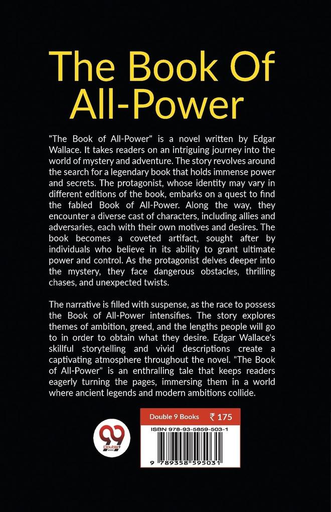 Weitere Ansicht: The Book Of All-Power | Edgar Wallace