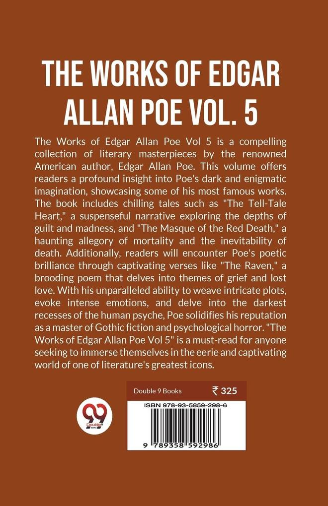 Weitere Ansicht: The Works Of Edgar Allan Poe Vol.5 | Edgar Allan Poe