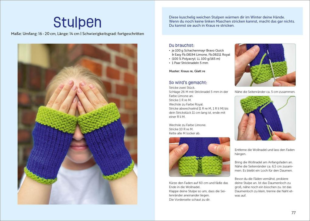 Weitere Ansicht: Mit Spaß Stricken lernen | Anja Waßermann