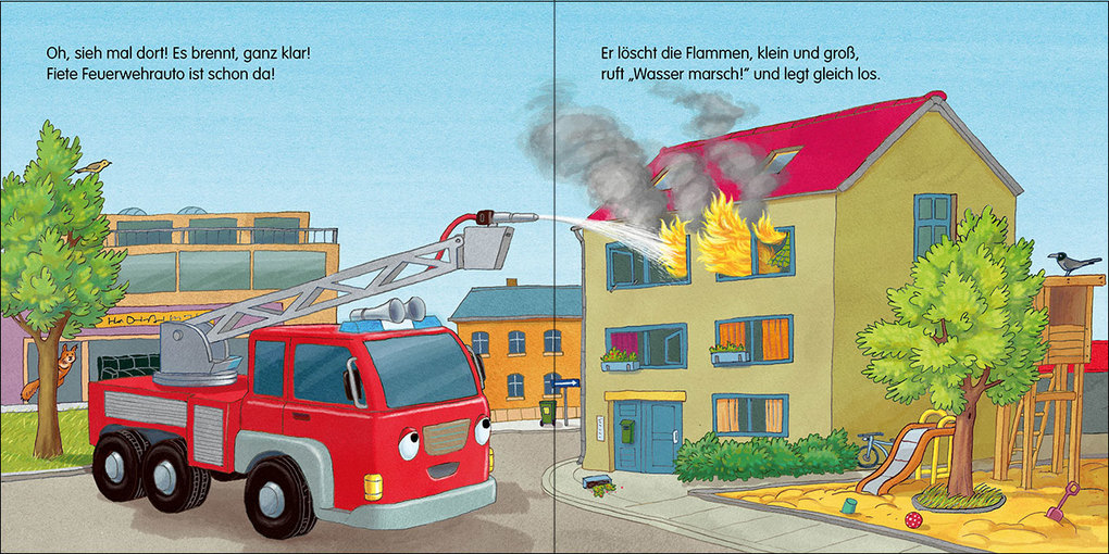 Weitere Ansicht: Gute Nacht, kleines Feuerwehrauto! | Natalie Mendes