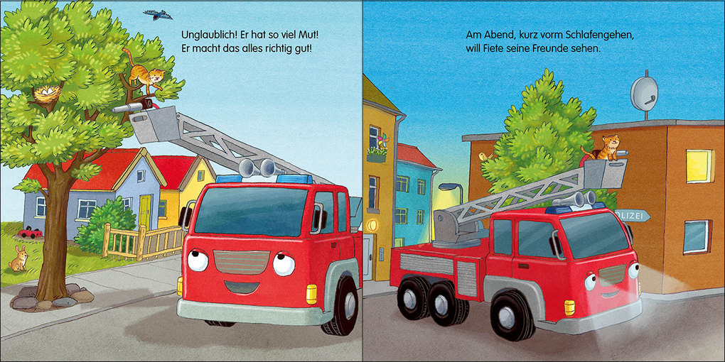 Weitere Ansicht: Gute Nacht, kleines Feuerwehrauto! | Natalie Mendes