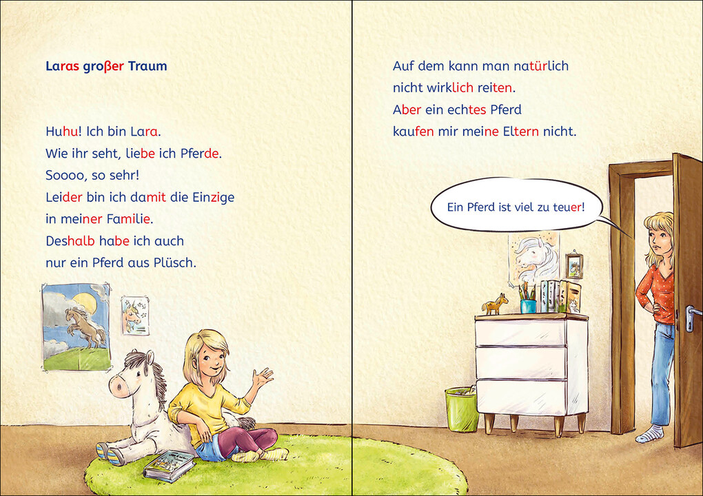 Weitere Ansicht: Leselöwen 2. Klasse - Lara und das neue Pferd | Sabine Giebken