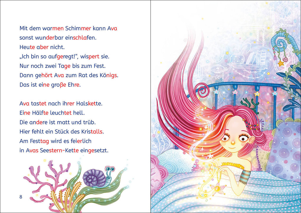 Weitere Ansicht: Leselöwen 2. Klasse - Die Meermädchen und der gestohlene Kristall | Barbara Rose