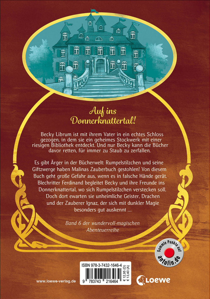 Weitere Ansicht: Das Bücherschloss (Band 6) - Schülerin der dunklen Magie | Barbara Rose