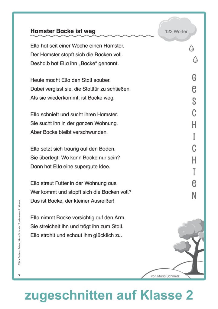 Weitere Ansicht: Tandemlesen 2. Klasse | Barbara Peters, Maria Schmetz