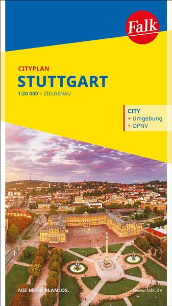 Produktbild: Falk Cityplan Stuttgart 1:21.000