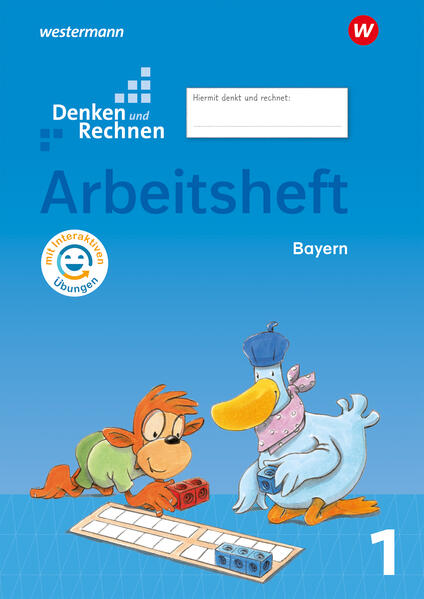 Produktbild: Denken und Rechnen 1. Arbeitsheft mit interaktiven Übungen. Für Grundschulen in Bayern | Angelika Elsner, Stefanie Mayr-Leidnecker, Peter Sandmann, Roswitha Seidler, Marion Weigl
