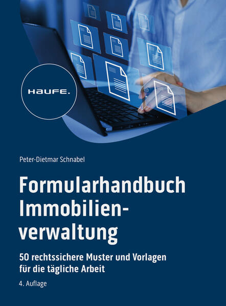 Produktbild: Formularhandbuch Immobilienverwaltung | Peter-Dietmar Schnabel