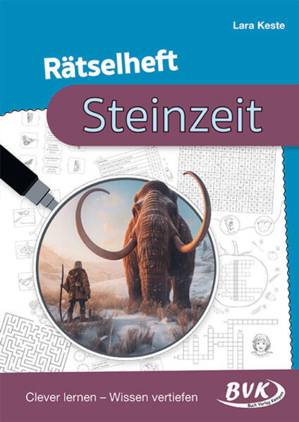 Produktbild: Rätselheft Steinzeit | Lara Keste