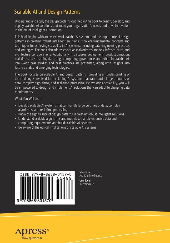 Weitere Ansicht: Scalable AI and Design Patterns | Abhishek Mishra