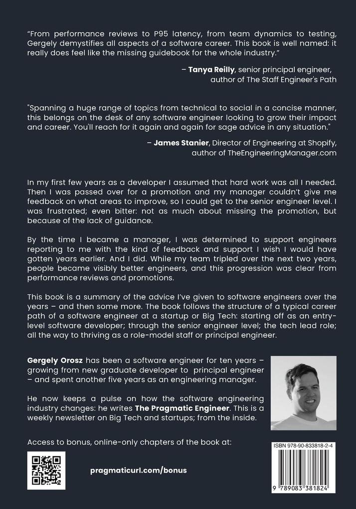 Weitere Ansicht: The Software Engineer's Guidebook | Gergely Orosz