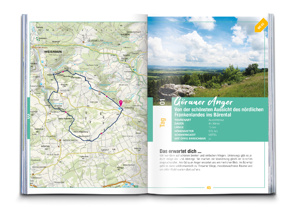 Weitere Ansicht: KOMPASS Endlich Wochenende - Fränkische Schweiz