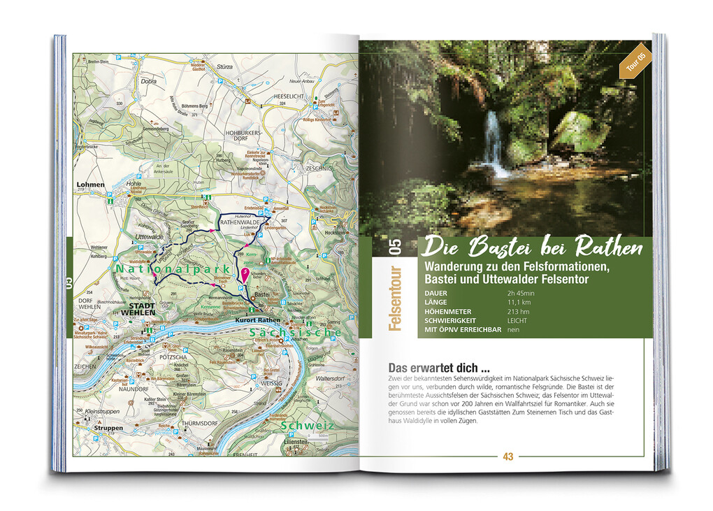 Weitere Ansicht: KOMPASS Endlich Waldluft - Sächsische Schweiz | Ralf Enke, Bernhard Pollmann