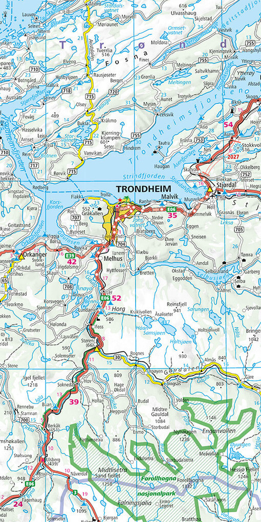 Weitere Ansicht: Hallwag Strassenkarte Norwegen 1:750.000
