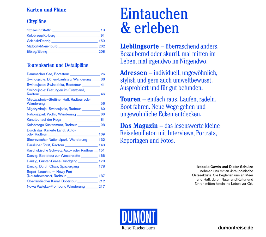 Weitere Ansicht: DUMONT Reise-Taschenbuch Reiseführer Polnische Ostseeküste | Izabella Gawin, Dieter Schulze