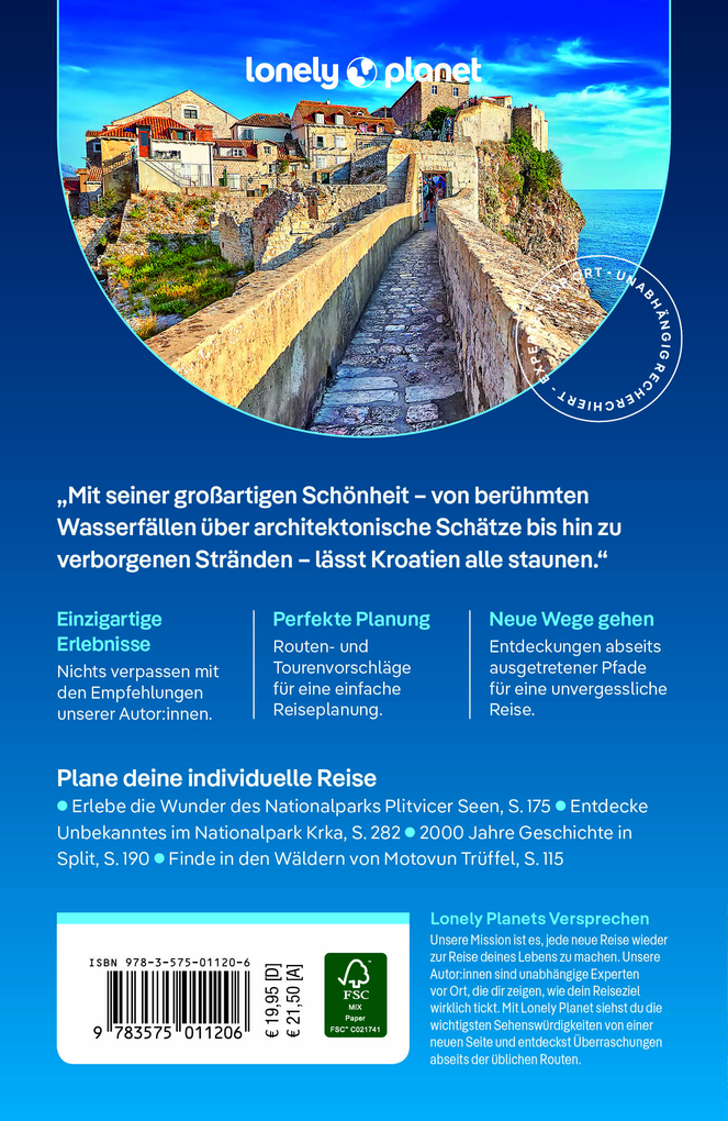 Weitere Ansicht: LONELY PLANET Reiseführer Kroatien | Anja Mutic, Isabel Putinja, Lucie Grace