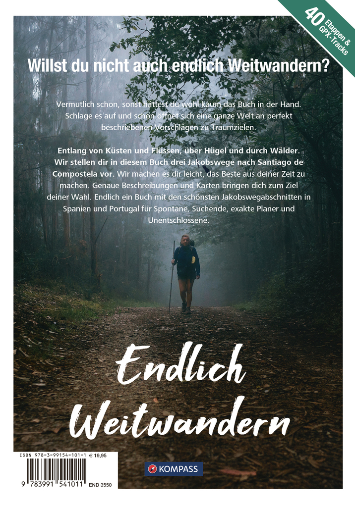 Weitere Ansicht: KOMPASS Endlich Weitwandern - Jakobswege | Lisa Aigner, Robert Schwänz
