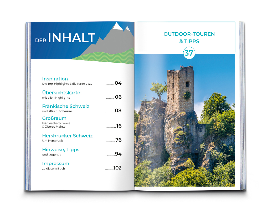 Weitere Ansicht: KOMPASS Inspiration Fränkische Schweiz