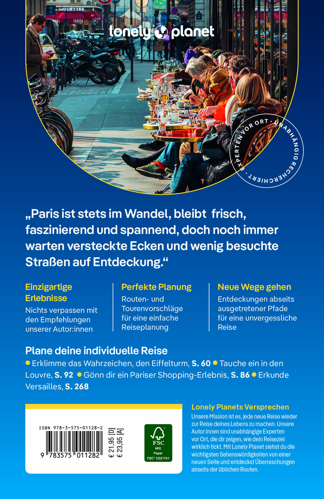 Weitere Ansicht: LONELY PLANET Reiseführer Paris | Alexis Averbuck, Jean-Bernard Carillet, Fabienne Fong Yan, Rooksana Hossenally, Madeleine Rothery