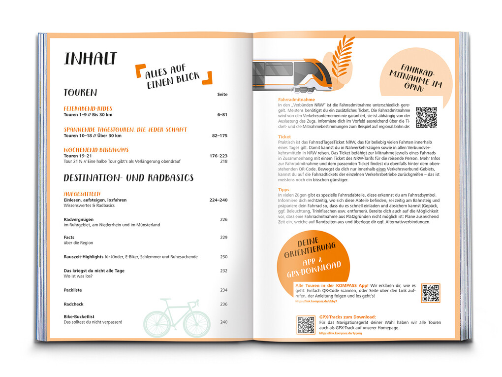 Weitere Ansicht: KOMPASS Radvergnügen Ruhrgebiet, Niederrhein & Münsterland mit Bahn und Bike