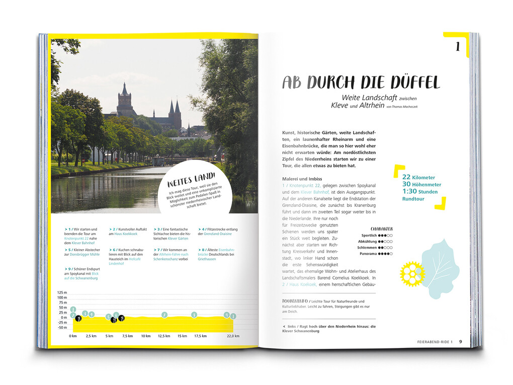 Weitere Ansicht: KOMPASS Radvergnügen Ruhrgebiet, Niederrhein & Münsterland mit Bahn und Bike