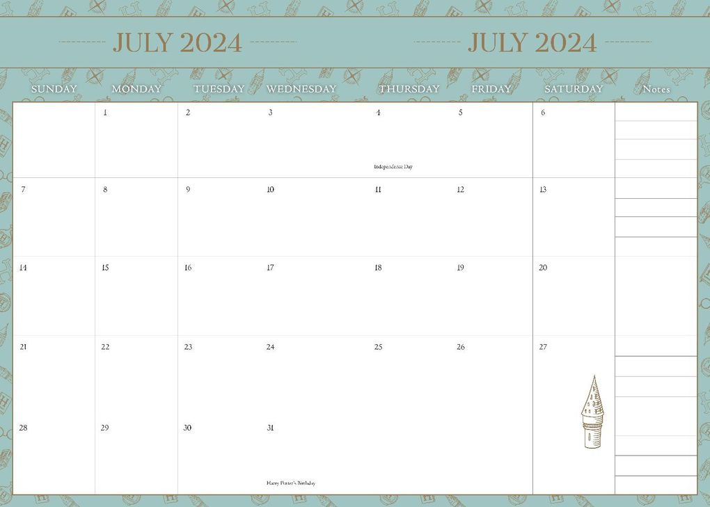 Weitere Ansicht: Harry Potter 2024-2025 Academic Year Planner | Insights