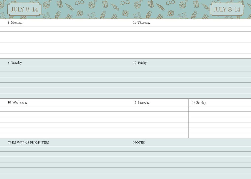 Weitere Ansicht: Harry Potter 2024-2025 Academic Year Planner | Insights
