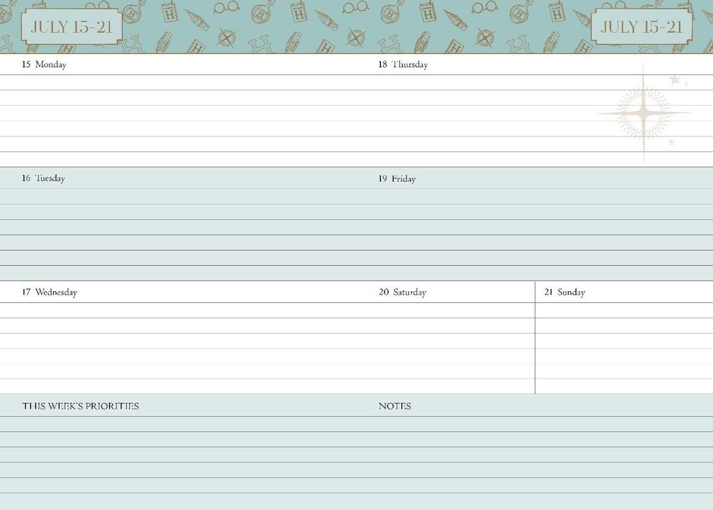Weitere Ansicht: Harry Potter 2024-2025 Academic Year Planner | Insights