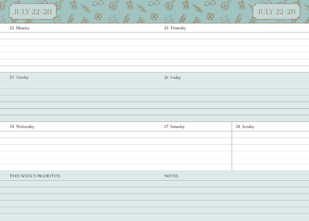 Weitere Ansicht: Harry Potter 2024-2025 Academic Year Planner | Insights