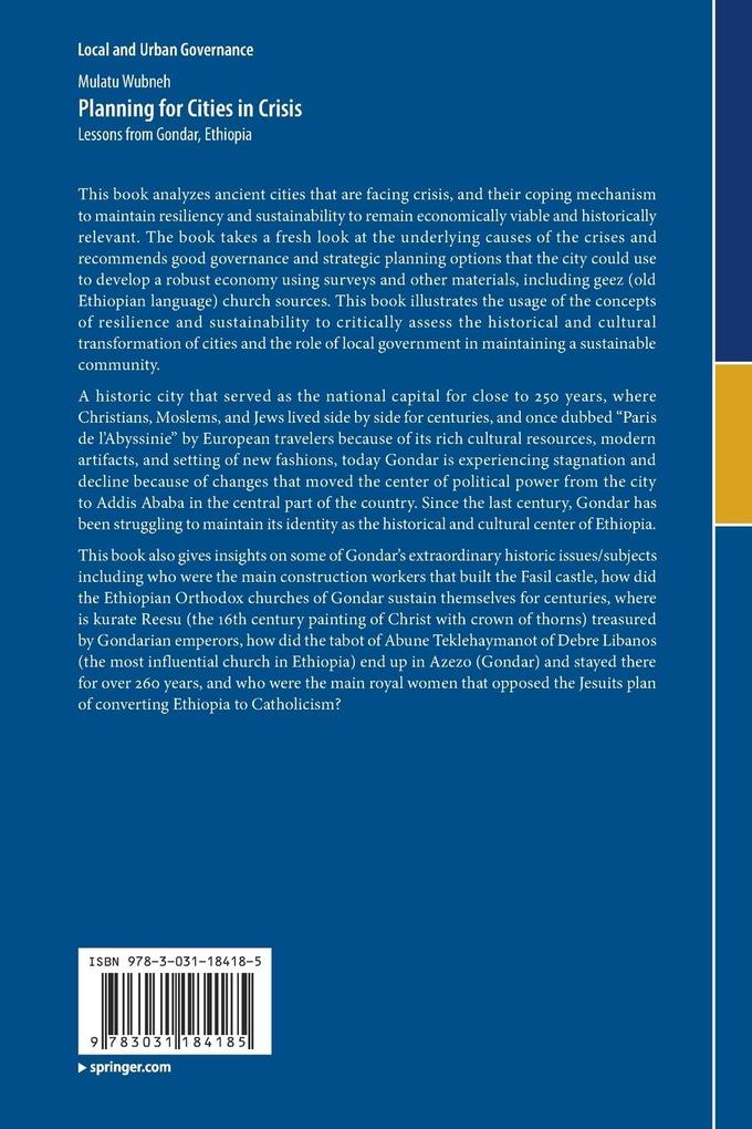 Weitere Ansicht: Planning for Cities in Crisis | Mulatu Wubneh