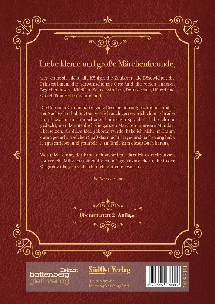Weitere Ansicht: Die schönsten Grimms Märchen auf Bairisch | Toni Lauerer