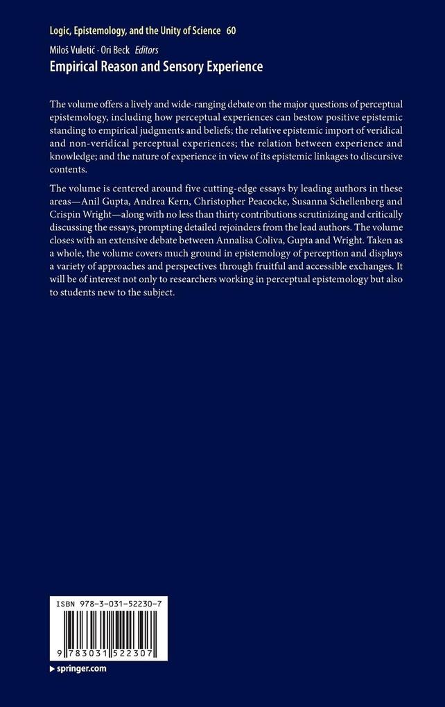 Weitere Ansicht: Empirical Reason and Sensory Experience