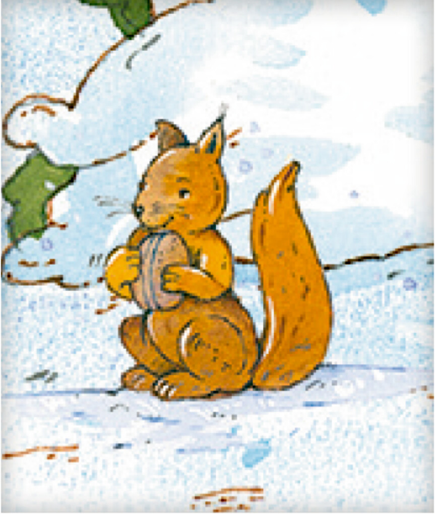 Weitere Ansicht: Wand-Adventskalender - Bescherung im Winterwald