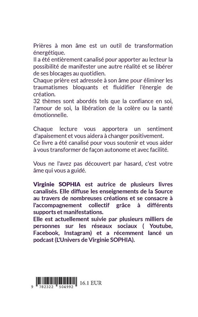 Weitere Ansicht: Prières à mon âme | Virginie Sophia